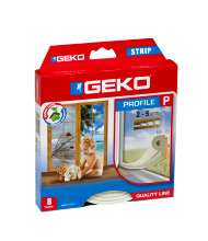 Tetningslist P-profil - 9 x 5,5 mm - 6 m